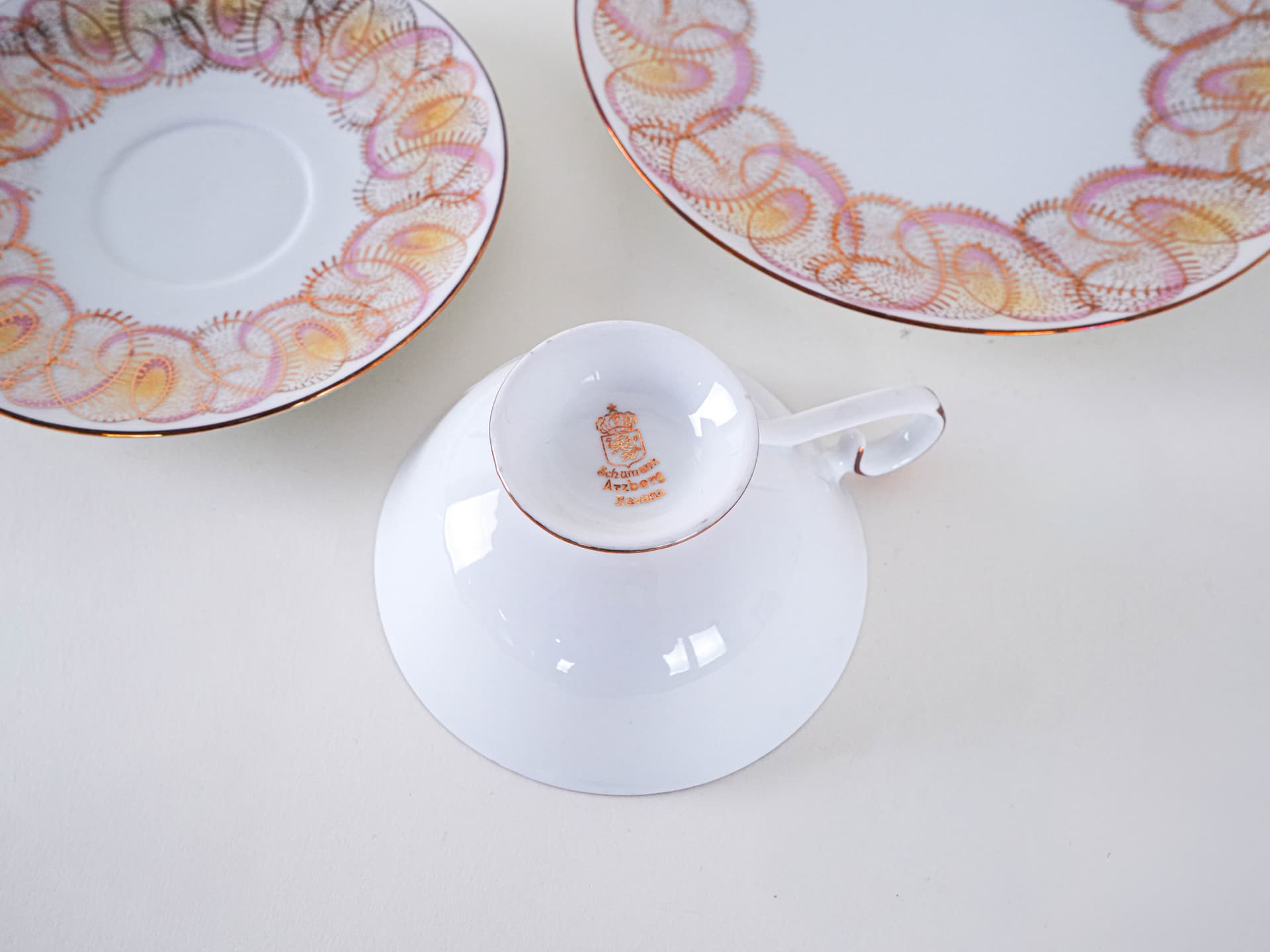 Filiżanka, porcelana biała, Schumann Arzberg Bavaria, Niemcy, lata 60. - 262311