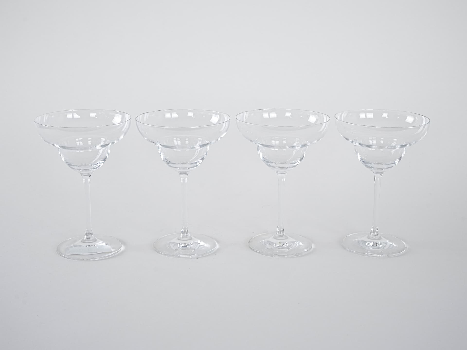 Komplet kieliszków do margarity, transparent, szkło, Dania, lata 70. - 262399