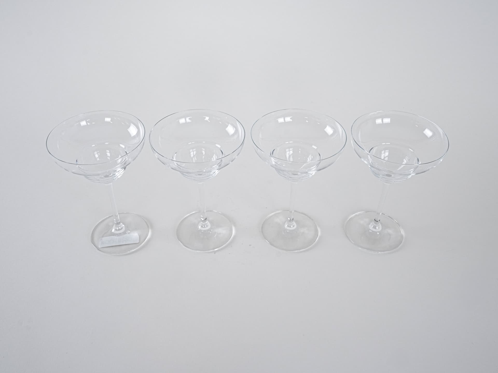 Komplet kieliszków do margarity, transparent, szkło, Dania, lata 70. - 262401