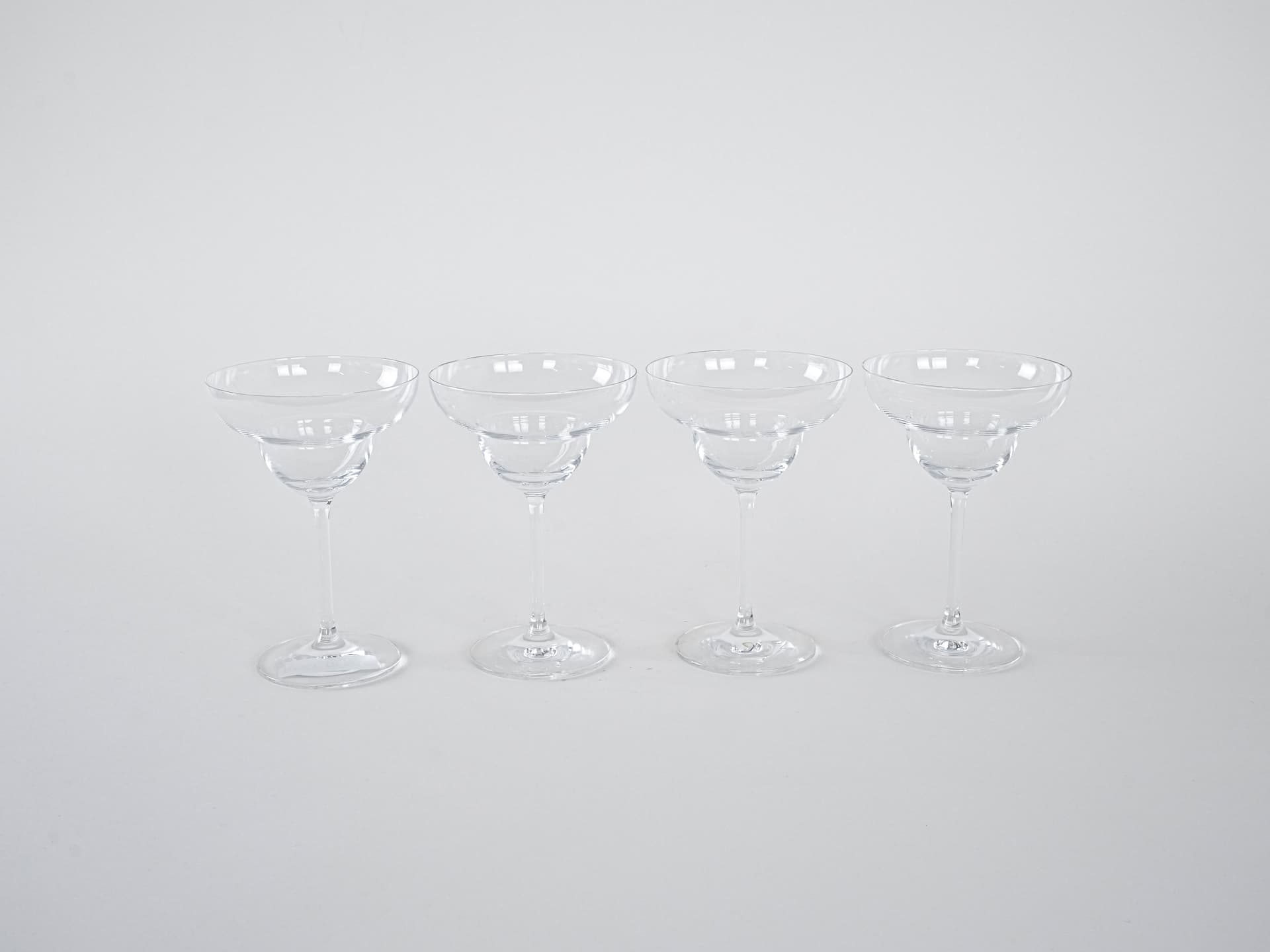 Komplet kieliszków do margarity, transparent, szkło, Dania, lata 70. - 262402