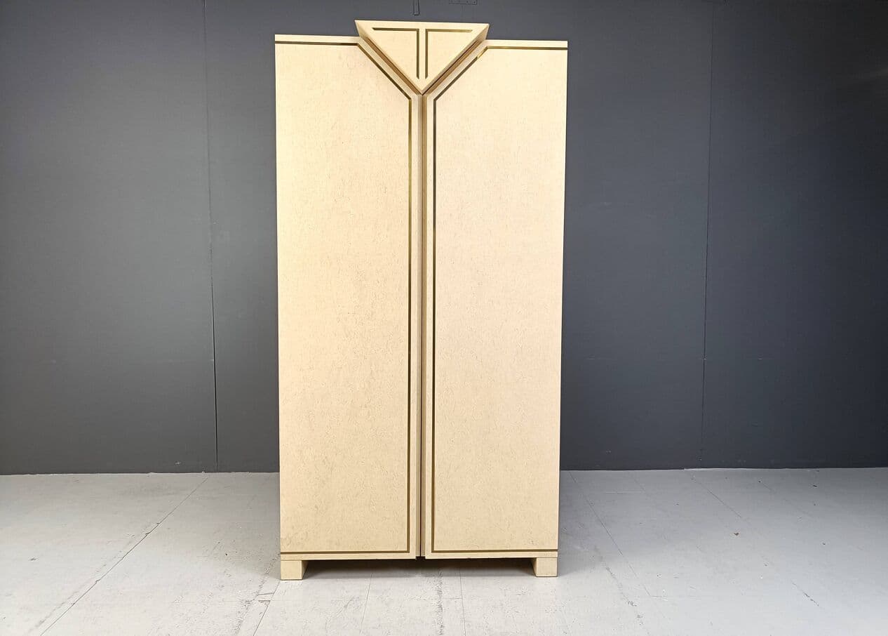 Barek, beżowy, czeczota, Włochy, lata 70. - 264095