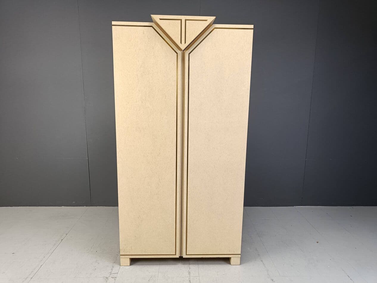 Barek, beżowy, czeczota, Włochy, lata 70. - 264094