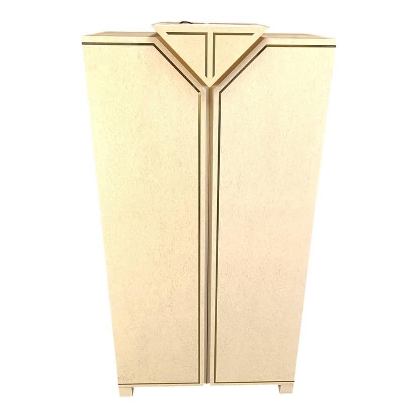 Barek, beżowy, czeczota, Włochy, lata 70.