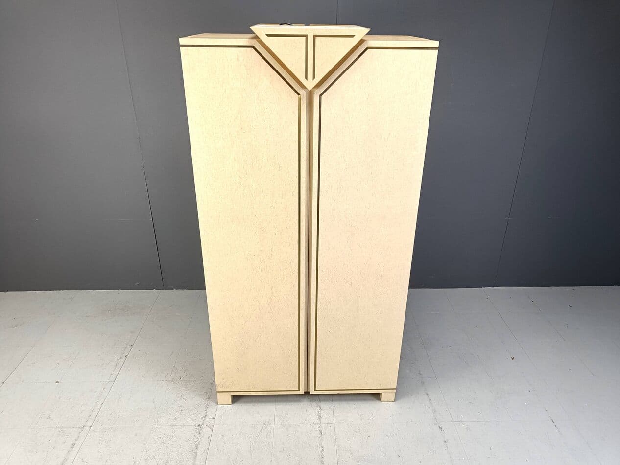 Barek, beżowy, czeczota, Włochy, lata 70. - 264091