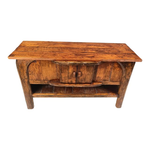 Szafka, brązowy, drewno, Finlandia, lata 60. - WYMIARY