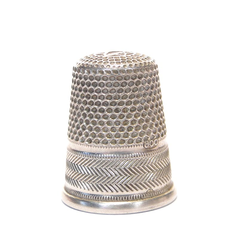 Naparstek, srebro srebrny, Włochy, początek XX w. - 262548