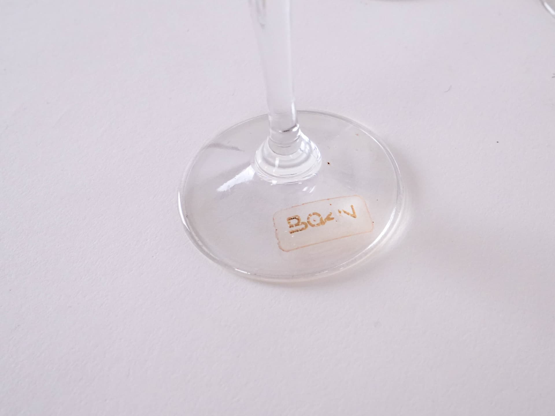 Zestaw kieliszków, pastelowy multikolor, szkło, Włochy, lata 70. - 262555