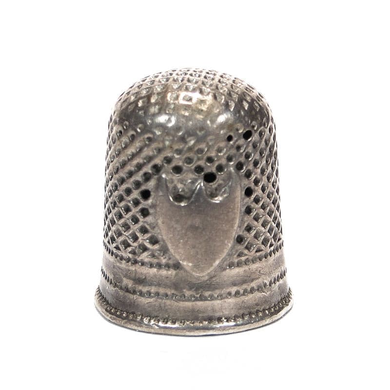 Naparstek heraldyczny, srebro, Austria, XIX wiek