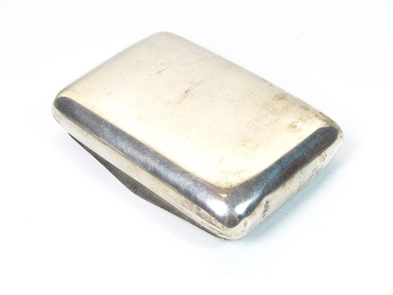 Tabakiera, srebro, niello, Austria, XIX w. - 262727