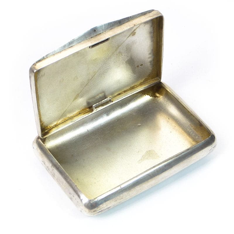 Tabakiera, srebro, niello, Austria, XIX w. - 262731