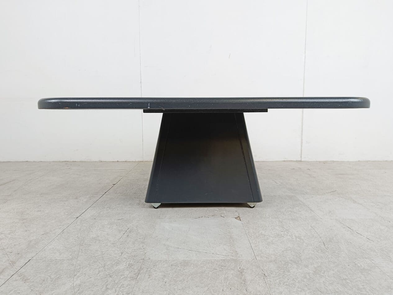 Coffee table, grey stone, Germany, 1980s. - 263367
