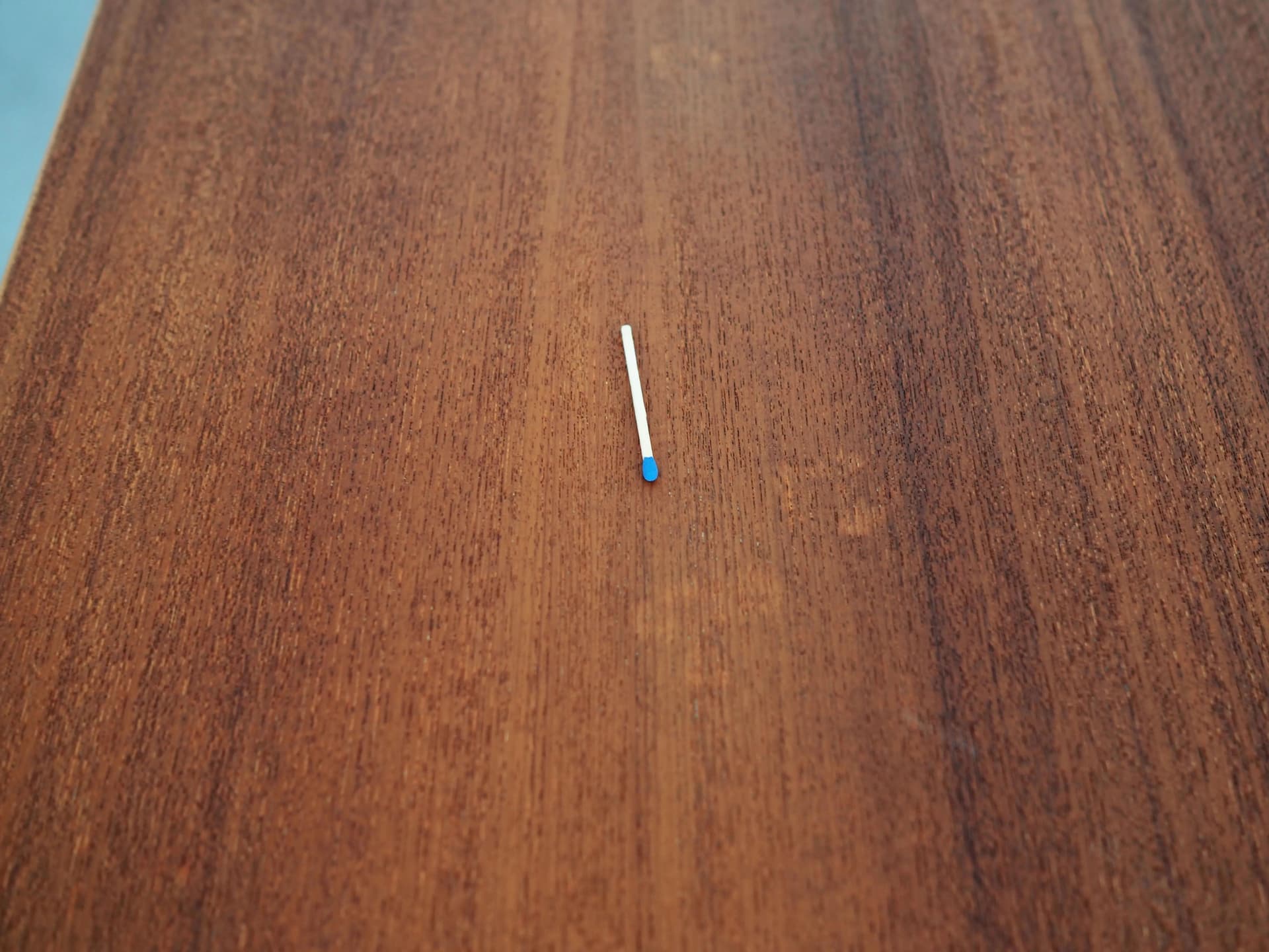 Side table, orange teak, Denmark, 1970s - 20019