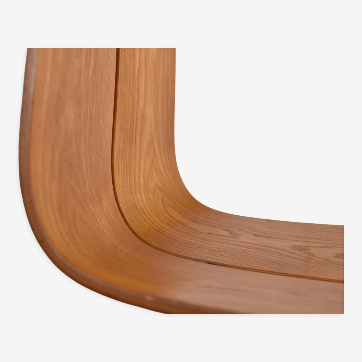 Set of Four Chairs Model GA, brown plywood, black steel, by H. Bellmann, Switzerland, 1960s. - 263042