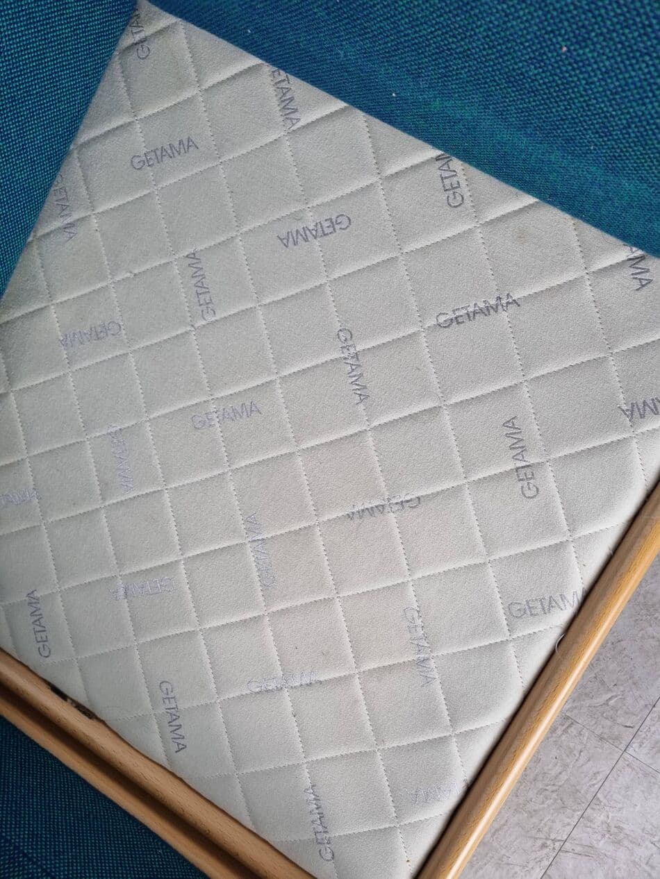 Sofa modułowa GE280, niebieski, dąb, proj. H. Wegner, Dania, lata 80. - 262876