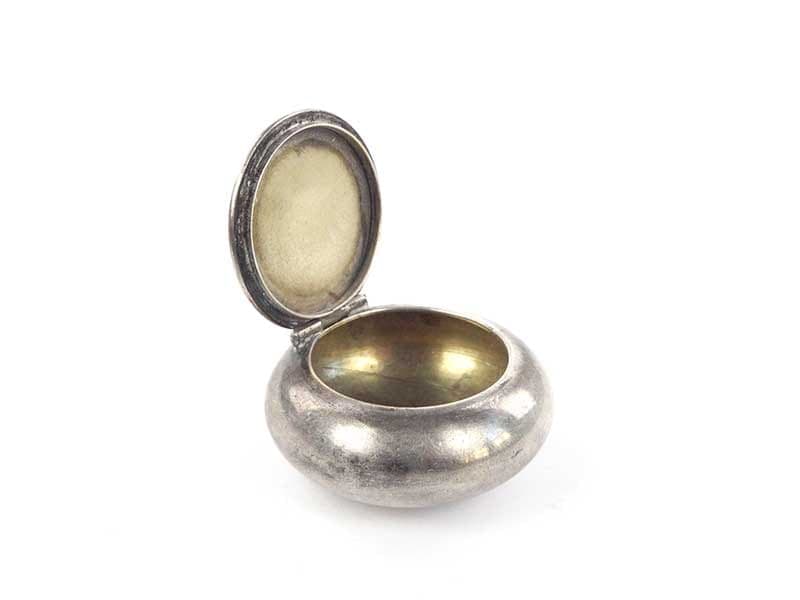 Tabakiera Art Deco, srebro, Szwecja, lata 20. - 265619