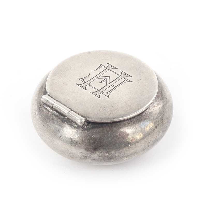 Tabakiera Art Deco, srebro, Szwecja, lata 20. - 265617