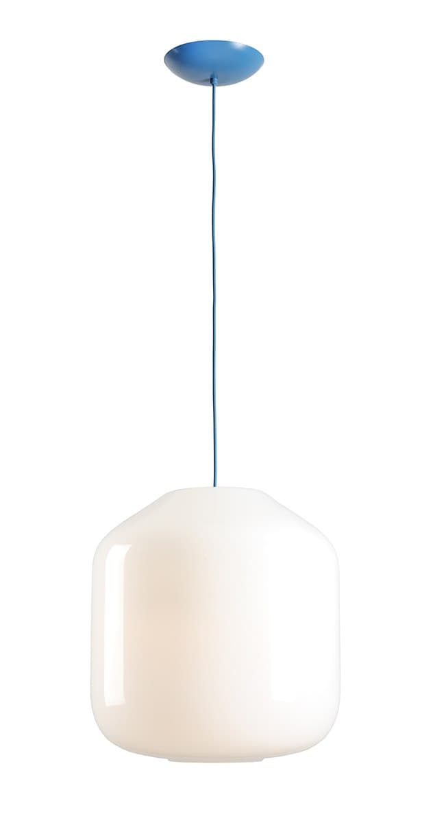 Lampa wisząca Flask Sapphire XL niebieska, proj. M. Nicer, Artera - WYMIARY