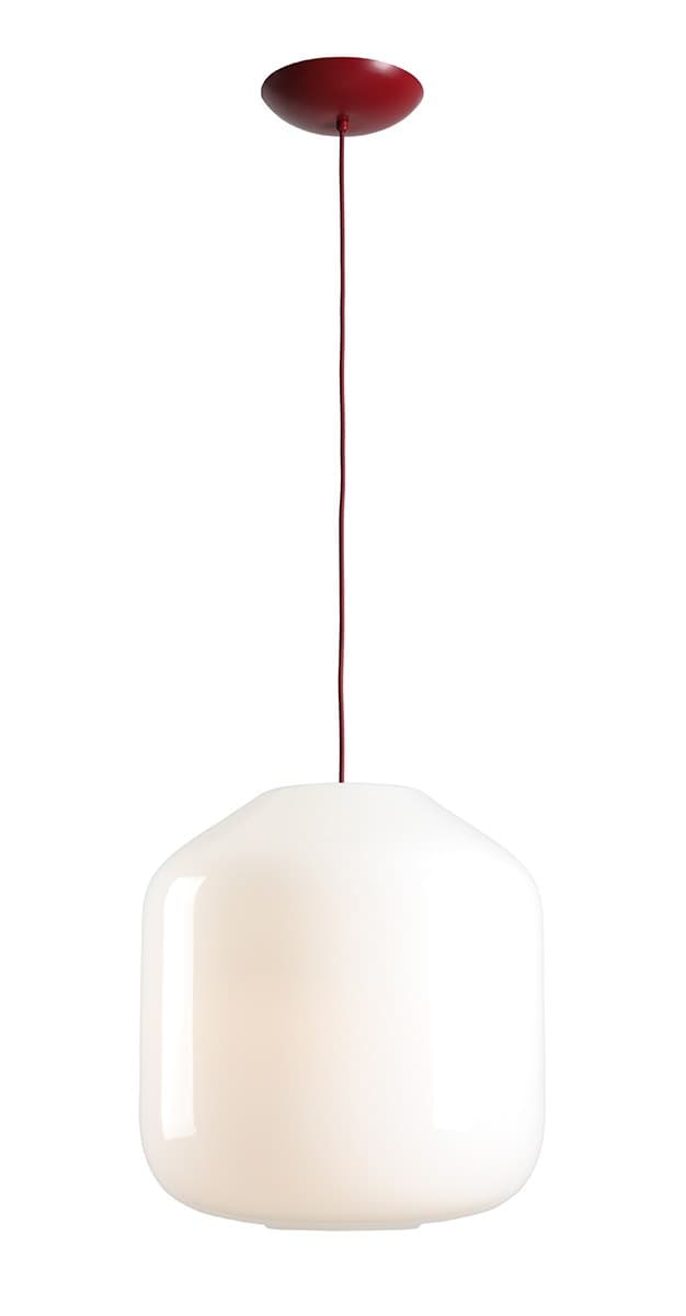 Lampa wisząca Flask Cherry XL bordowa, proj. M. Nicer, Artera