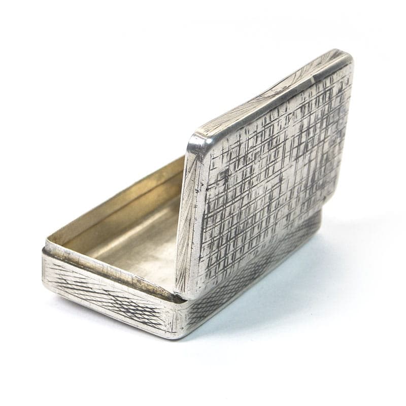 Tabakiera, srebro, Rosja, XIX w. - 273395