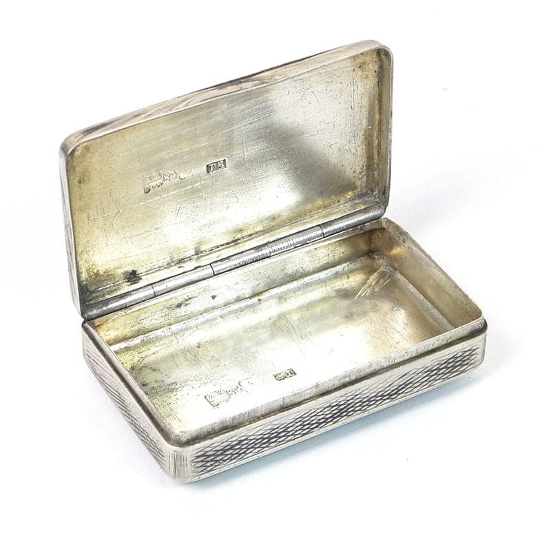 Tabakiera, srebro, Rosja, XIX w. - 273388