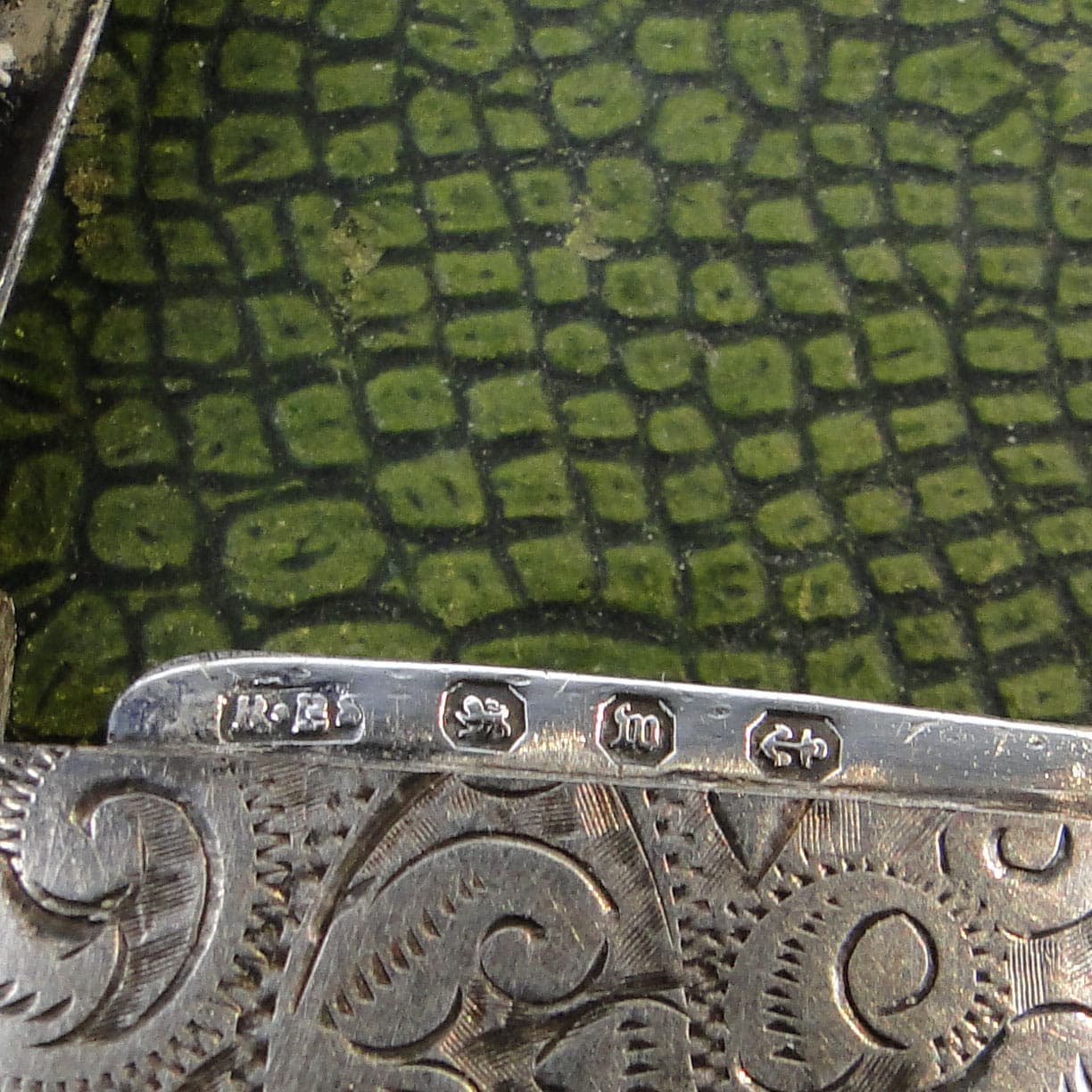 Etui na zapałki, srebro, Wielka Brytania, początek XX w. - 273823