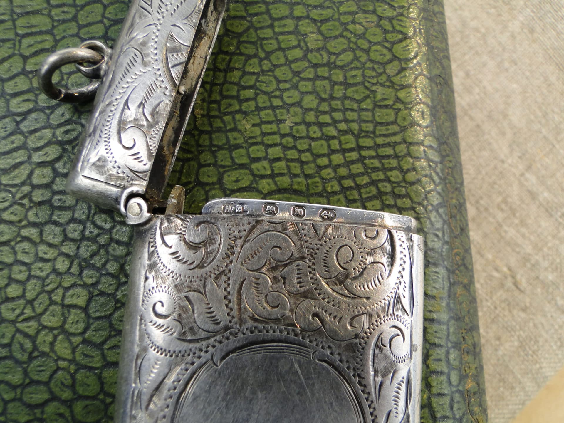 Etui na zapałki, srebro, Wielka Brytania, początek XX w. - 273822