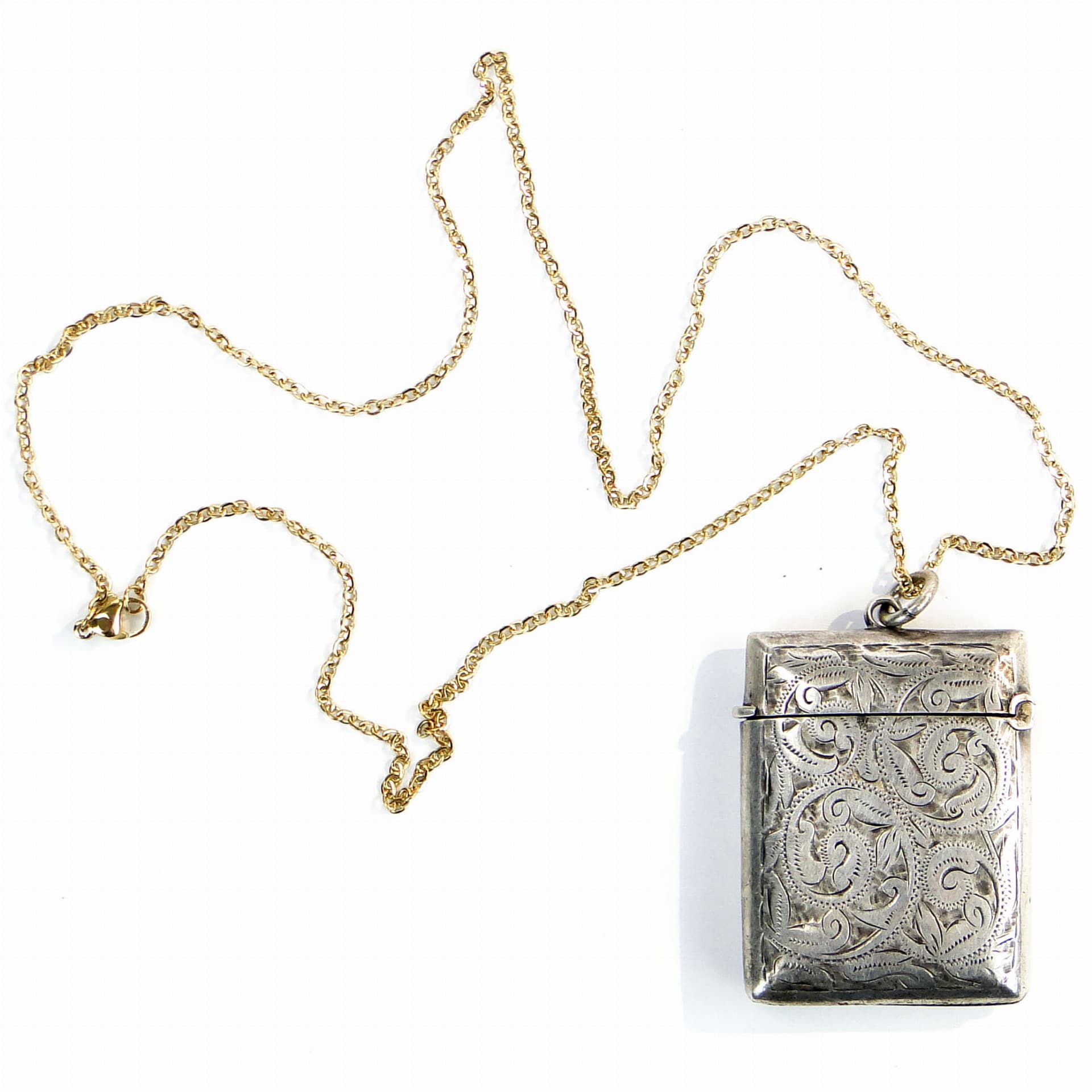 Etui na zapałki, srebro, Wielka Brytania, początek XX w. - 273819