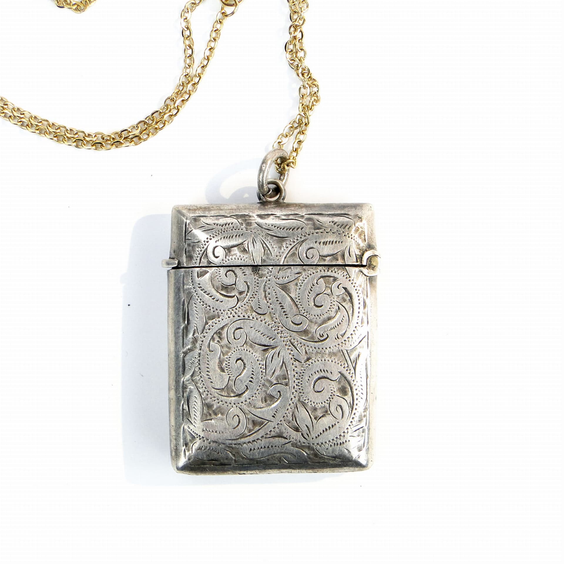 Etui na zapałki, srebro, Wielka Brytania, początek XX w. - 273820