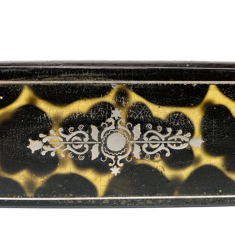 Etui dekoracyjne Biedermeier, czarne, Austria, XIX wiek - 273849
