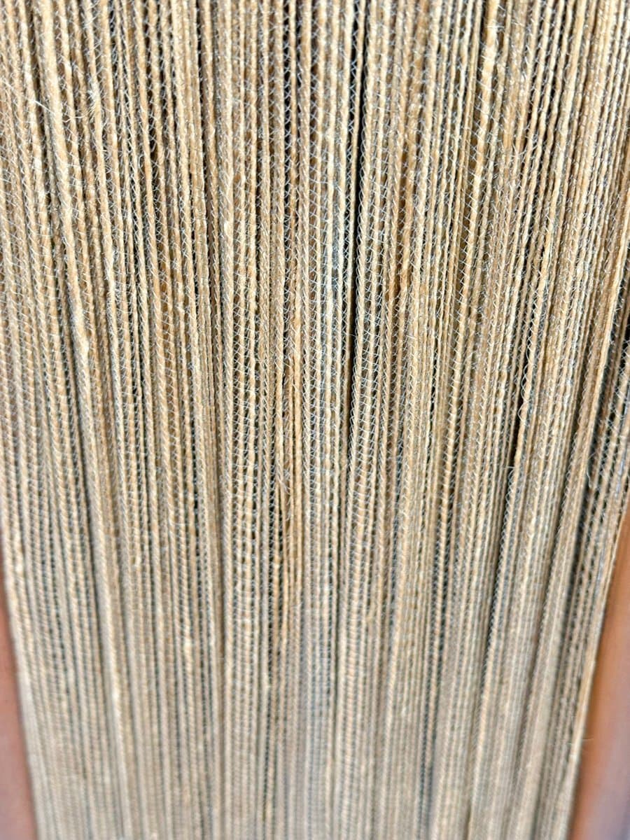 Lampa podłogowa, beżowy, sizal teak, Szwajcaria, lata 60. - 276392