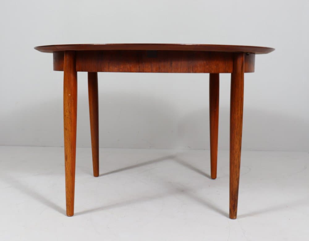 Dining Table, brown rosewood, by E. M. Dettinger, Germany, 1960s. - 276270