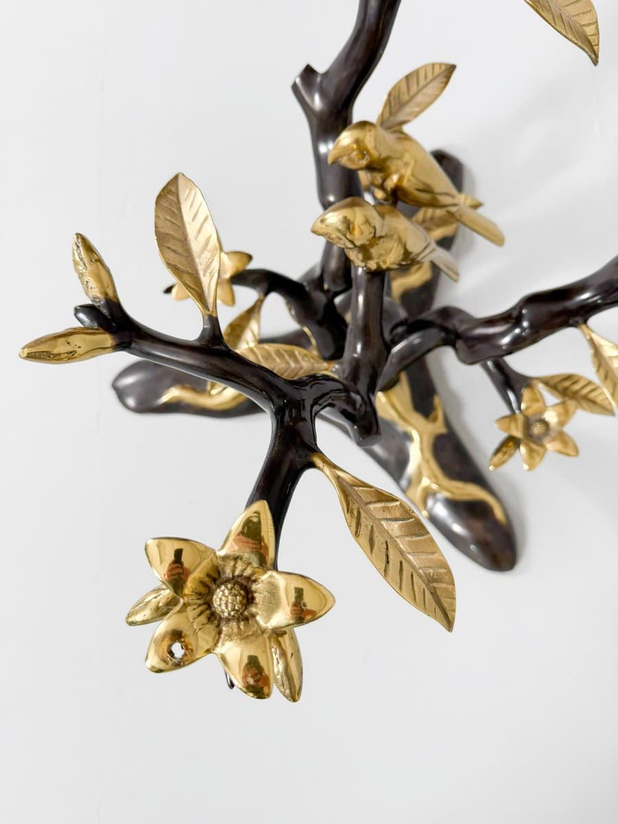 Coffee Table Hollywood Regency, gold brass, transparent glass, by W. Daro, Belgium, 1970s. - 276136