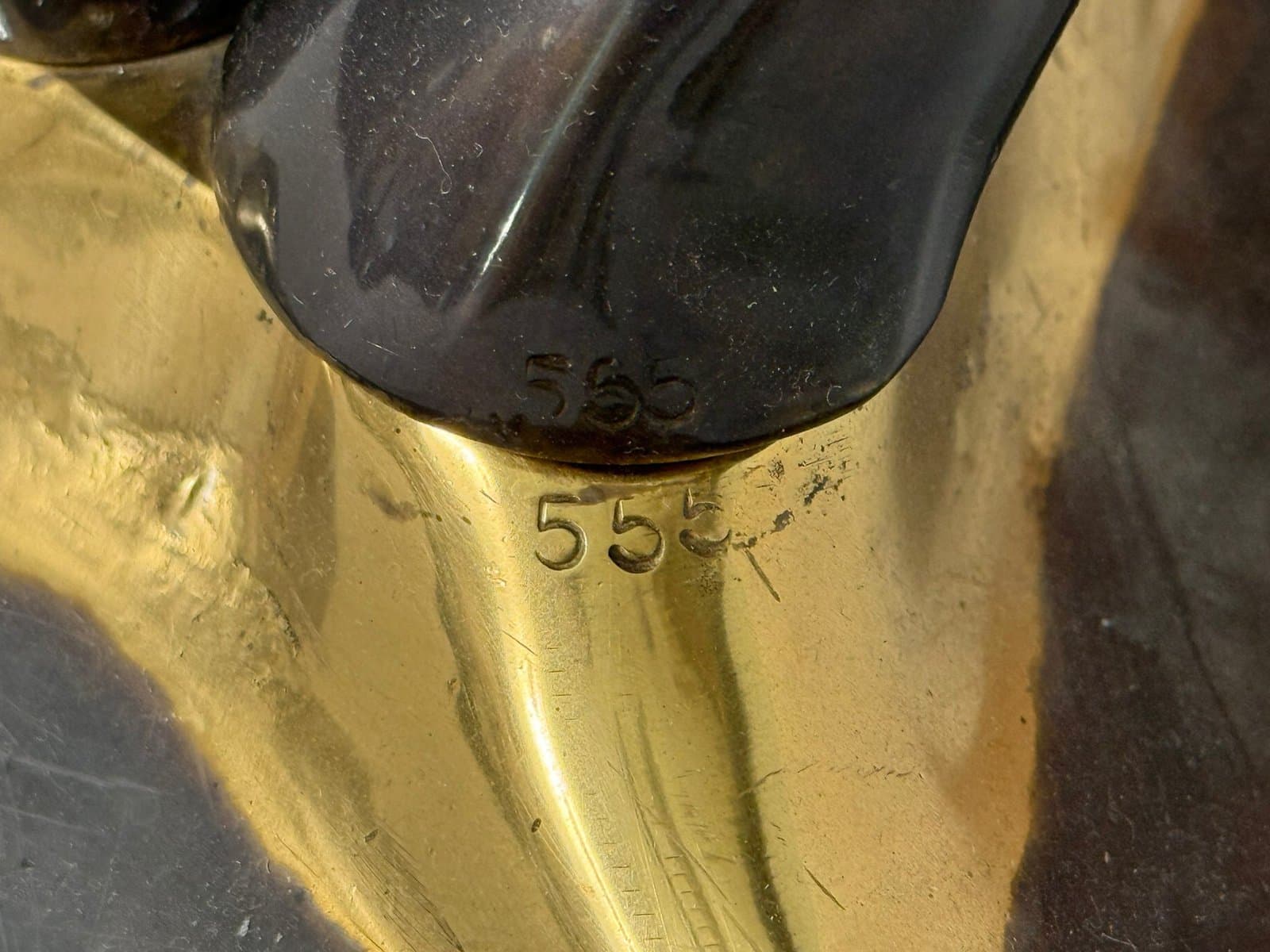 Coffee Table Hollywood Regency, gold brass, transparent glass, by W. Daro, Belgium, 1970s. - 276133