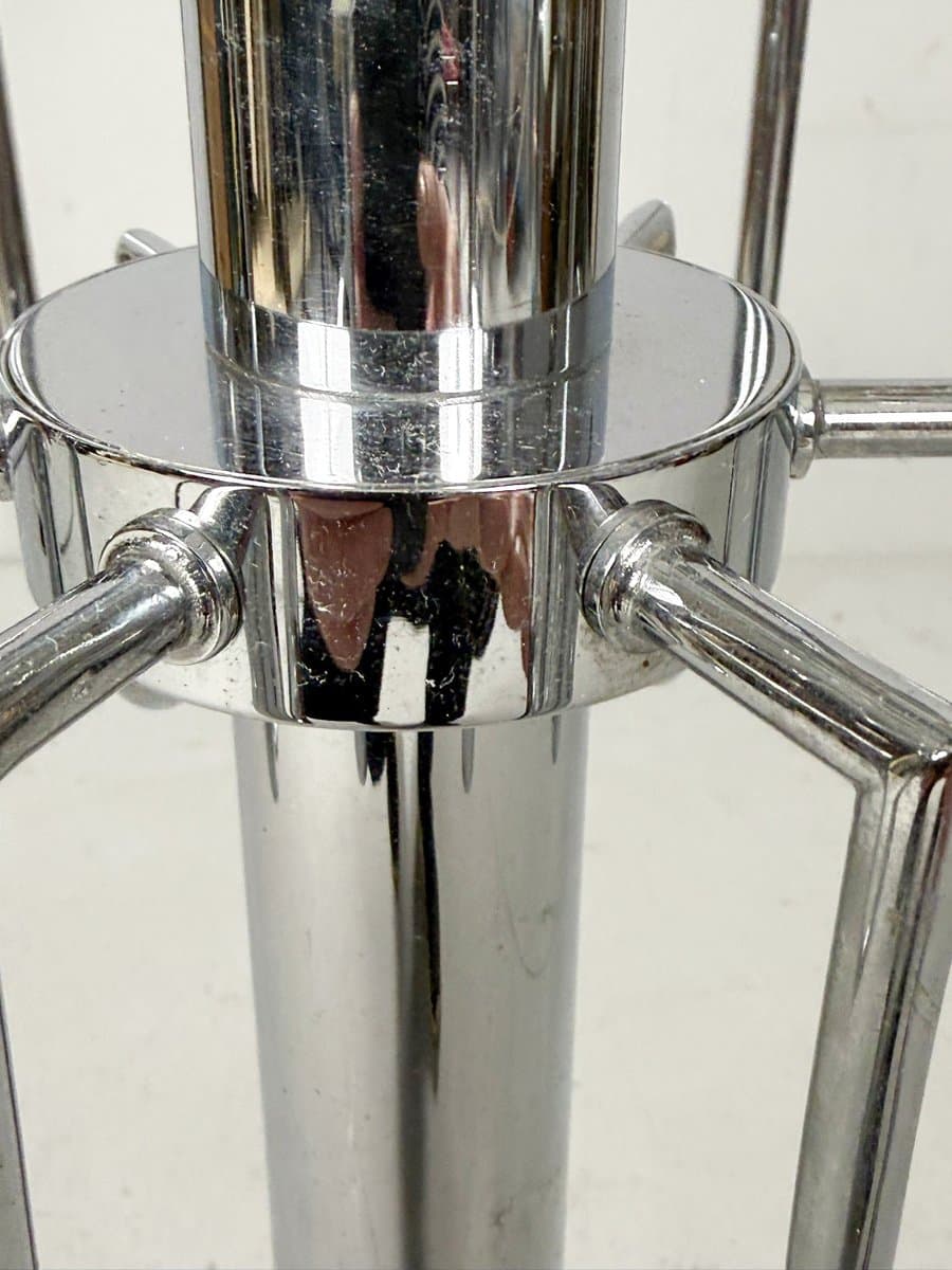 Żyrandol Sputnik, chrom srebrny, proj. G. Sciolari, Włochy, lata 70. - 276096