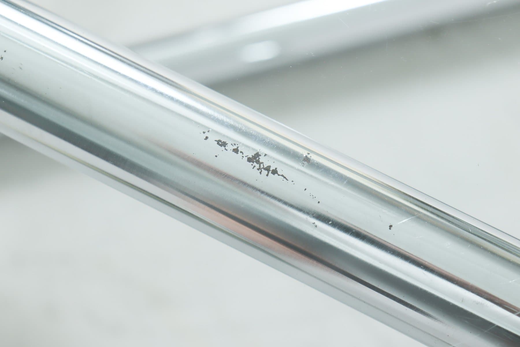 Stolik kawowy Space Age, szkło przezroczyste, chrom srebrny, Francja, lata 70. - 276073