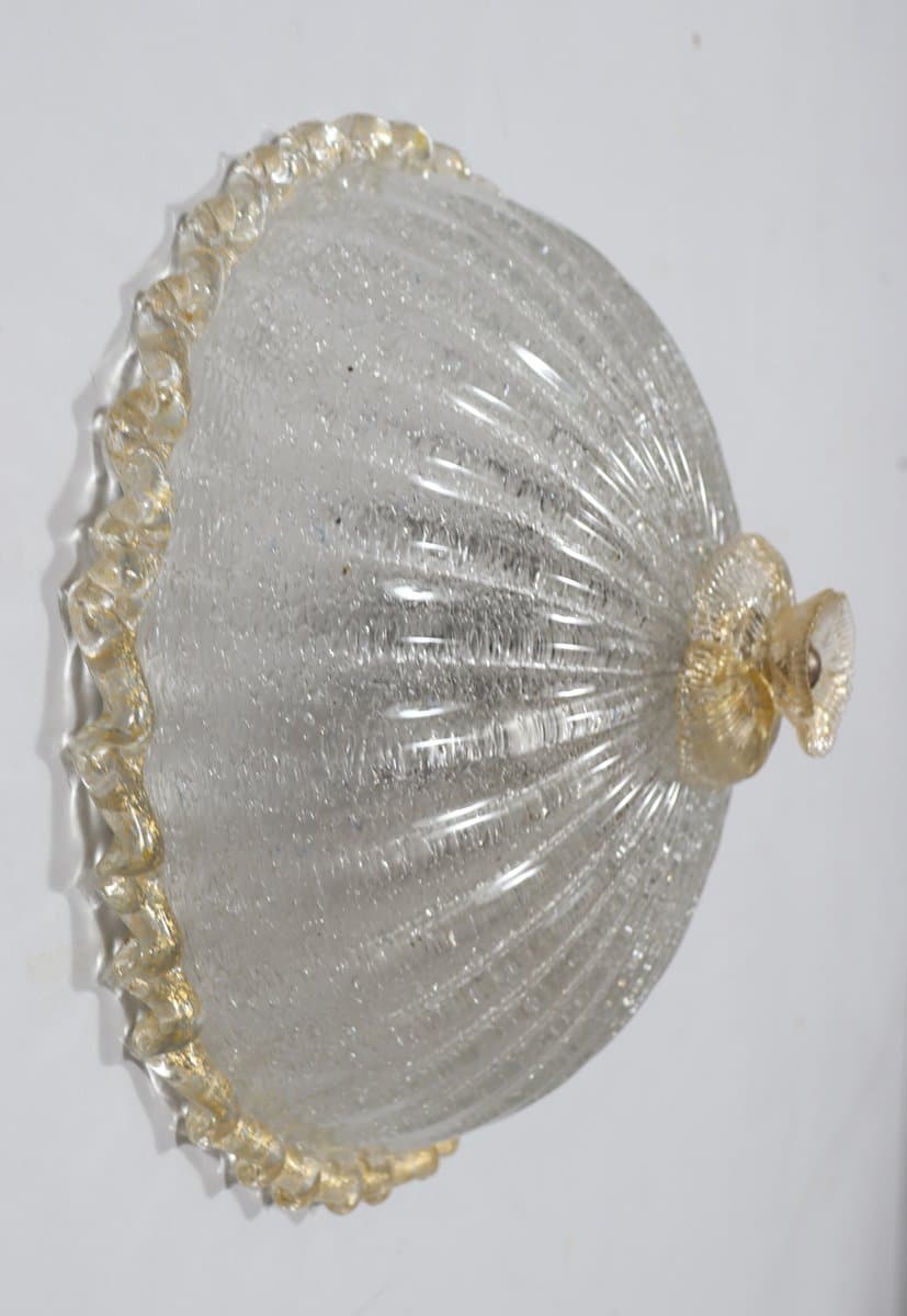 Lampa sufitowa Murano, transparent, szkło, Barovier & Toso, Włochy, lata 70. - 276770