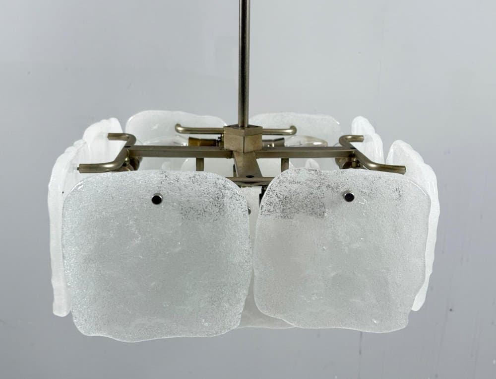 Lampa sufitowa Bernstein, transparent, szkło, proj. J.T. Kalmar, Austria, lata 70. - 276720