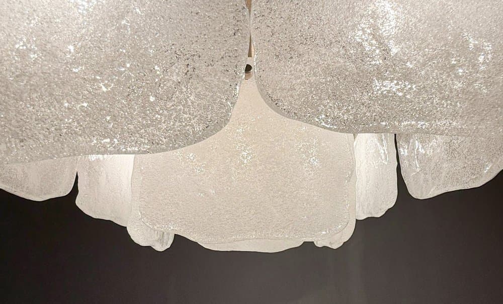 Lampa sufitowa Bernstein, transparent, szkło, proj. J.T. Kalmar, Austria, lata 70. - 276728