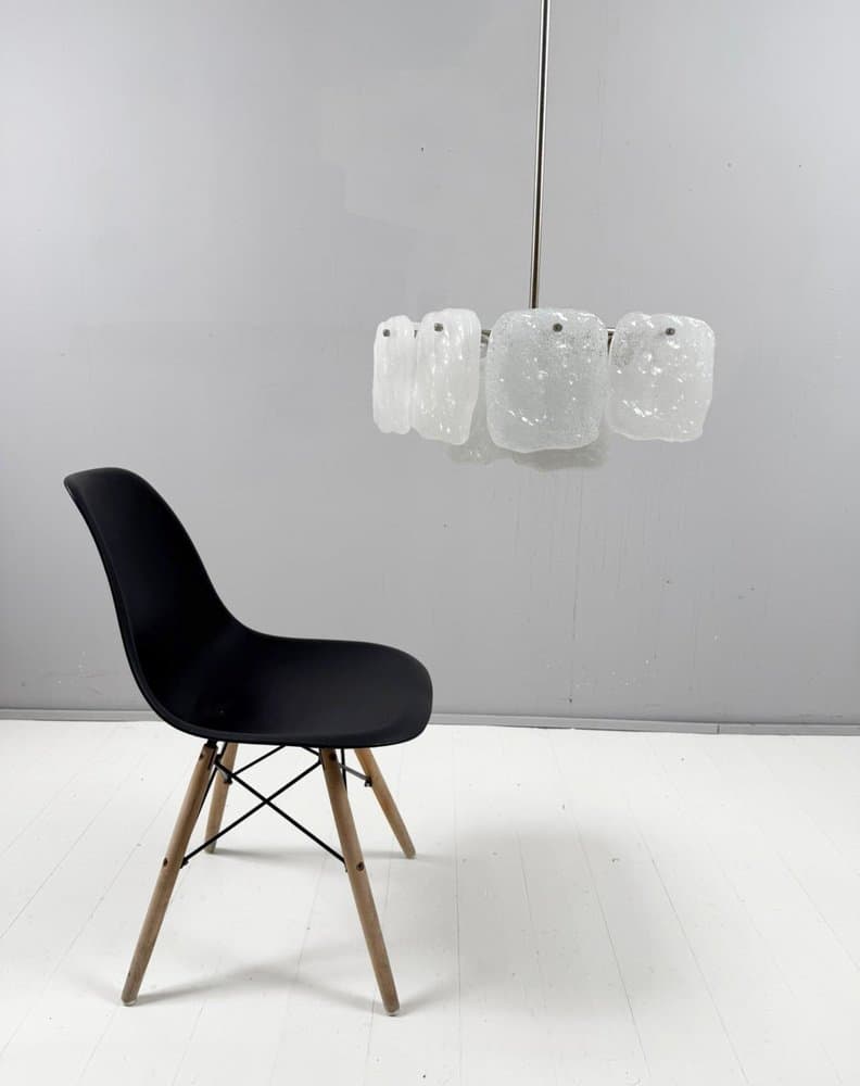 Lampa sufitowa Bernstein, transparent, szkło, proj. J.T. Kalmar, Austria, lata 70. - 276715