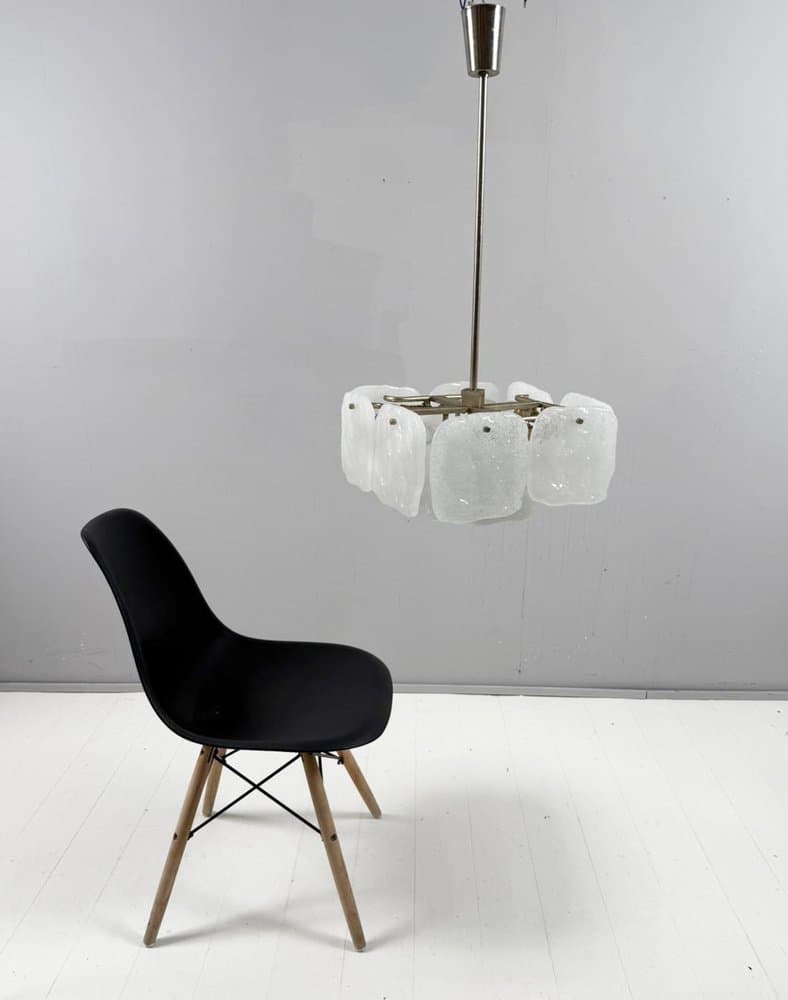 Lampa sufitowa Bernstein, transparent, szkło, proj. J.T. Kalmar, Austria, lata 70. - 276730