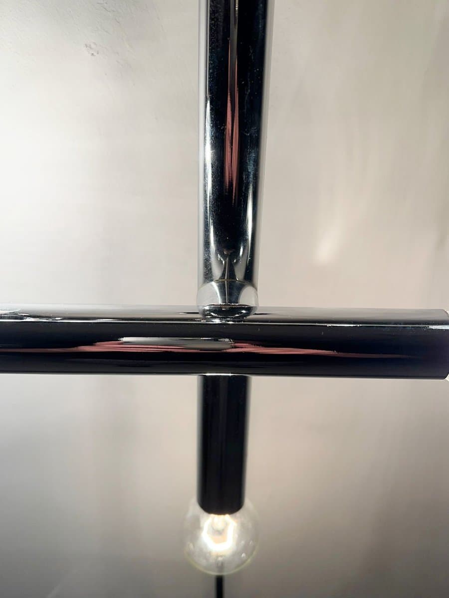 Lampa ścienna Space Age, chrom srebrny, Niemcy, lata 70. - 276596