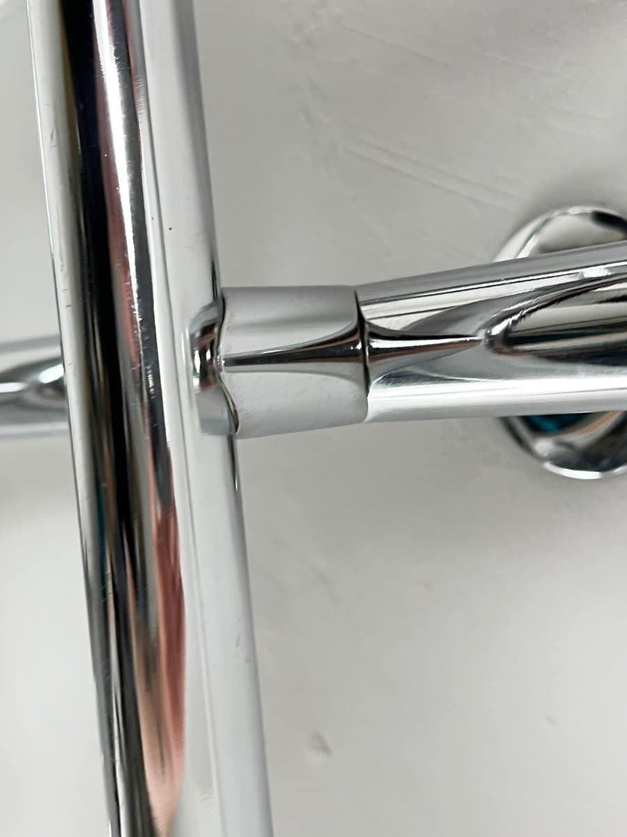 Lampa ścienna Space Age, chrom srebrny, Niemcy, lata 70. - 276591