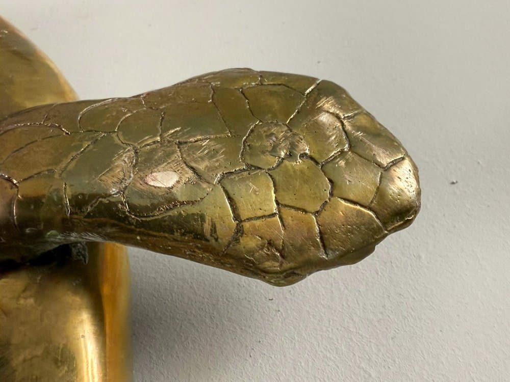 Figurka żółwia Hollywood Regency, brązowy, mosiądz, Francja, lata 70. - 277113