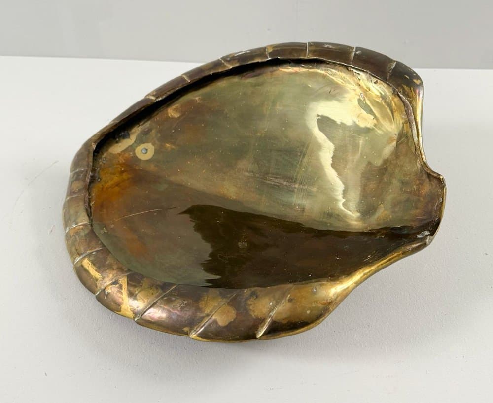 Figurka żółwia Hollywood Regency, brązowy, mosiądz, Francja, lata 70. - 277107