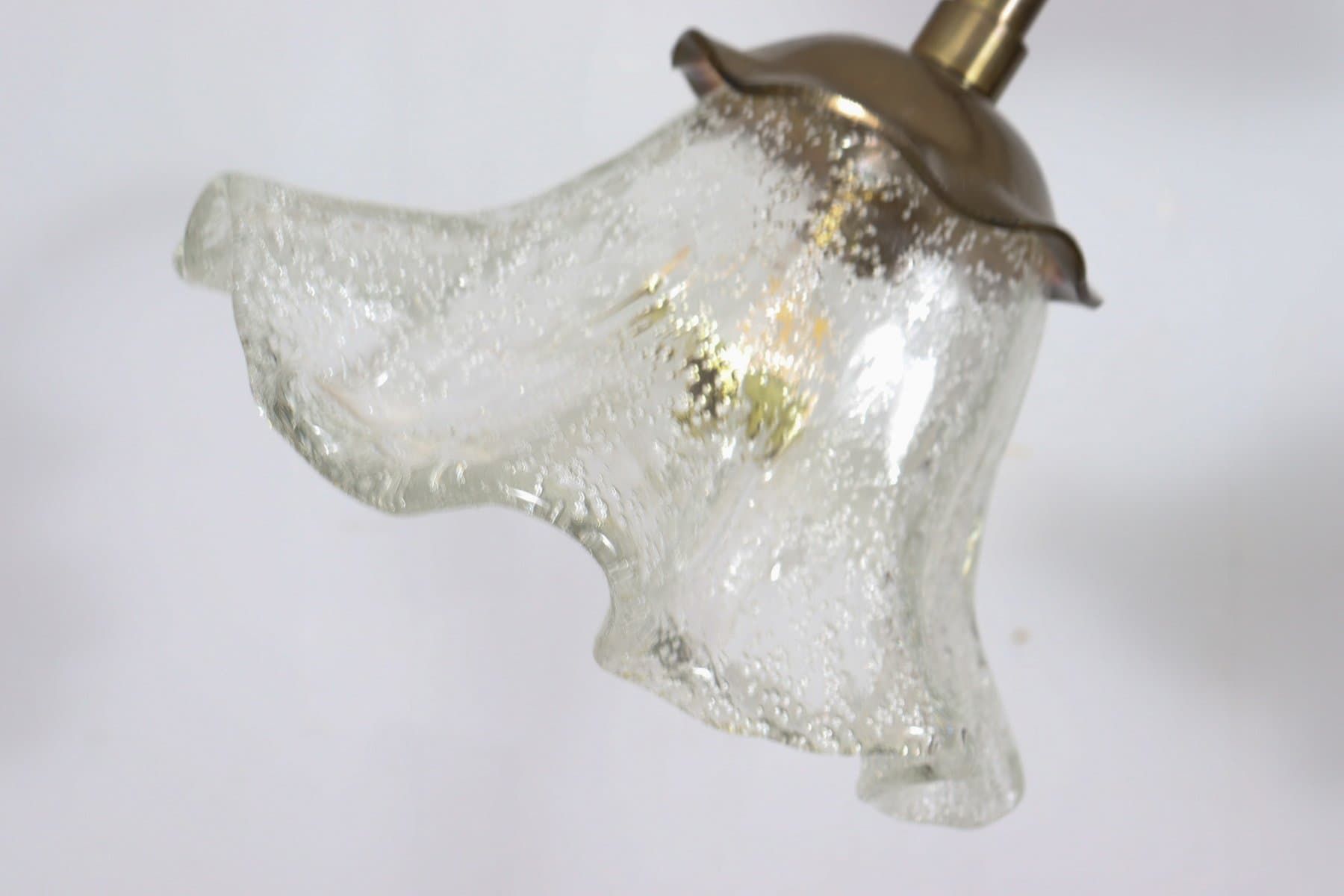 Lampa podłogowa Brutalist, brąz, brąz kryształ, proj. L. Klute, Niemcy, lata 80. - 277059