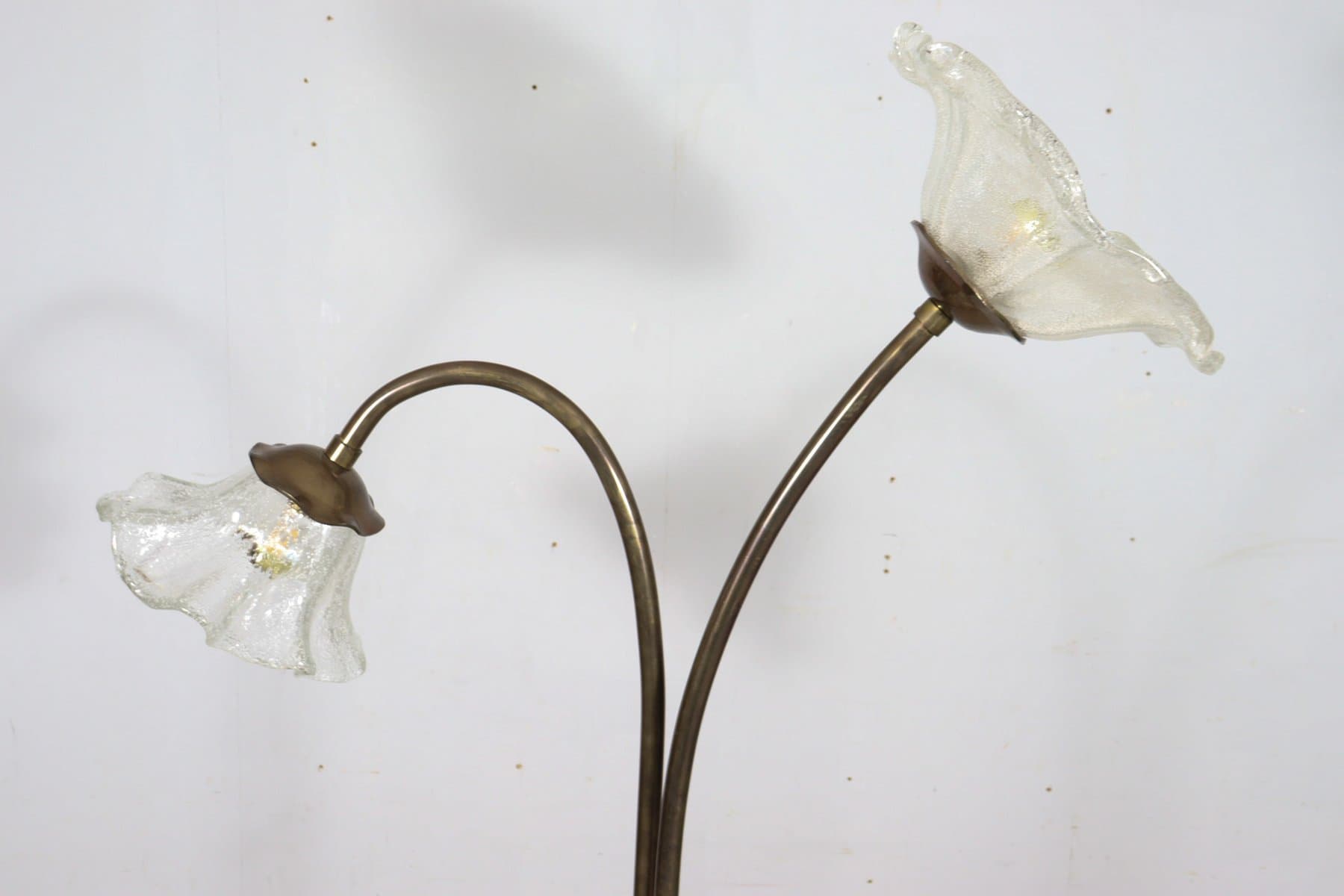 Lampa podłogowa Brutalist, brąz, brąz kryształ, proj. L. Klute, Niemcy, lata 80. - 277063