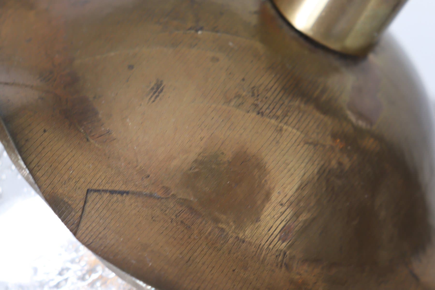 Lampa podłogowa Brutalist, brąz, brąz kryształ, proj. L. Klute, Niemcy, lata 80. - 277046