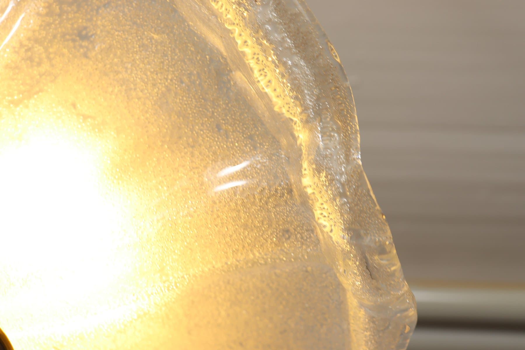 Lampa podłogowa Brutalist, brąz, brąz kryształ, proj. L. Klute, Niemcy, lata 80. - 277049