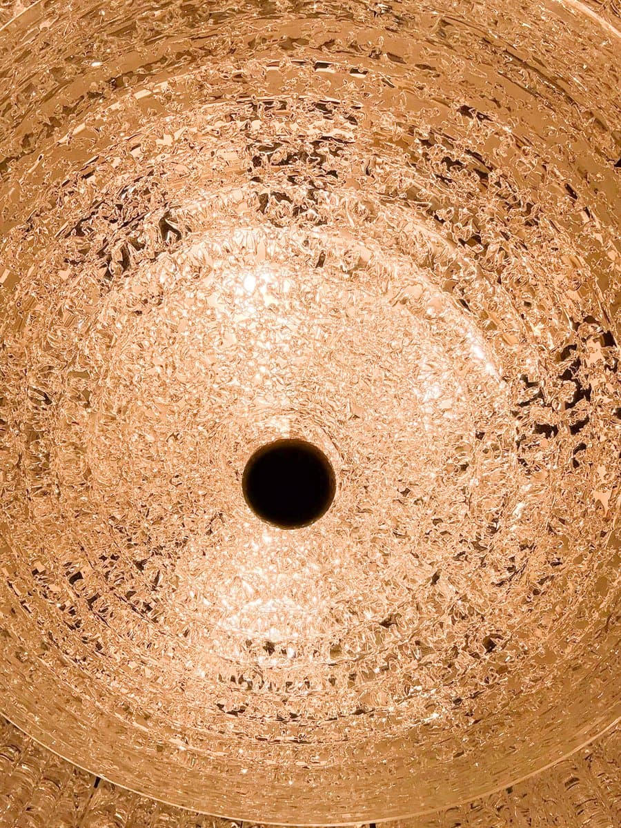 Lampa sufitowa Murano, transparentny, szkło, Barovier & Toso, Włochy, lata 60. - 277031