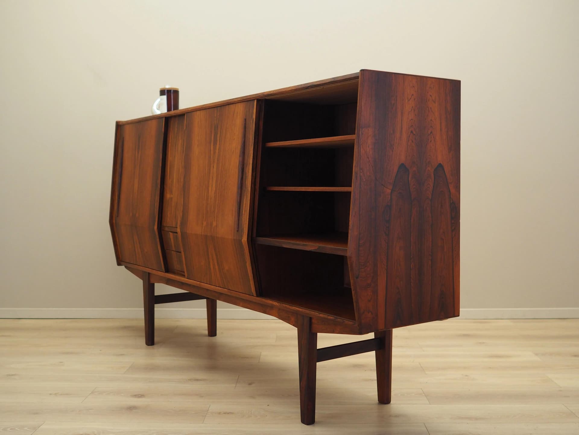 Highboard, palisander brązowy, Dania, lata 70. - 20192